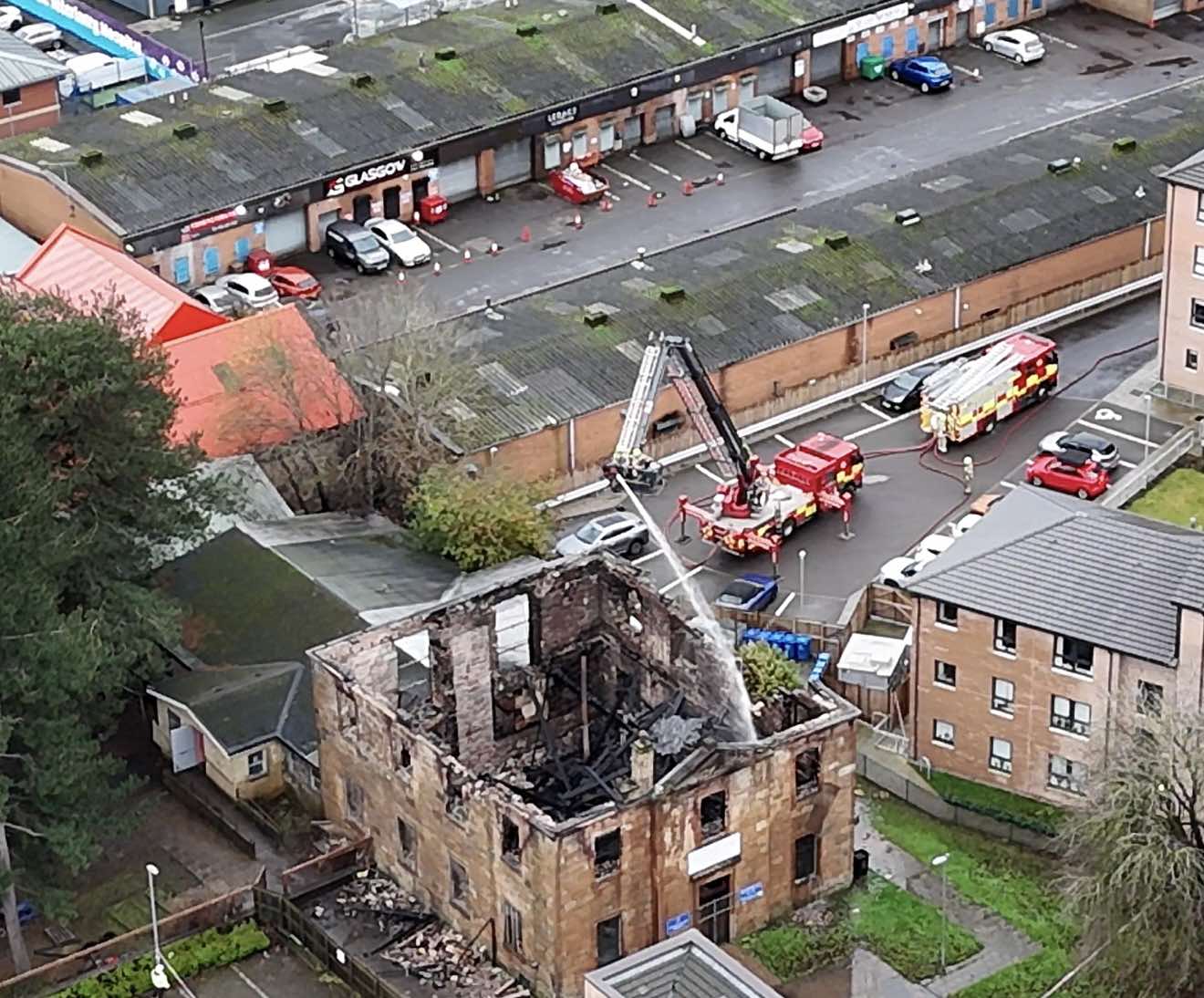 Another mystery fire, and who took down the Palestine flags?
