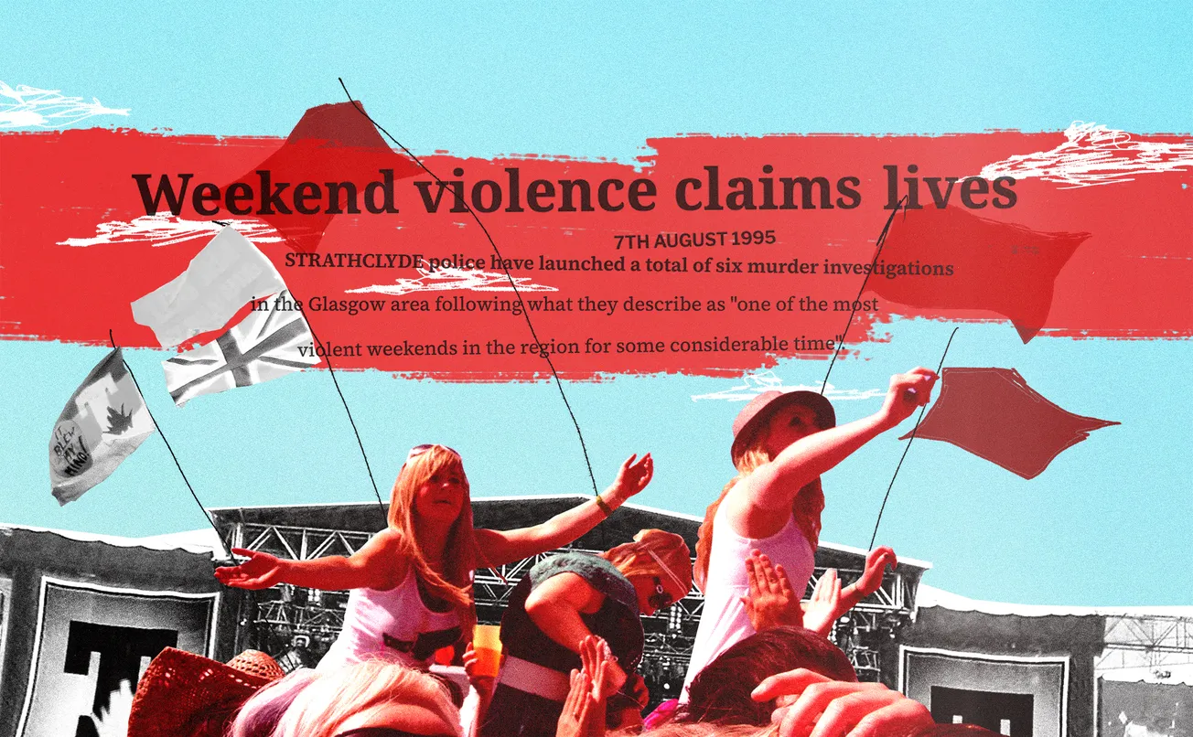 T in the Park 1995 and Glasgow’s Weekend of Mayhem