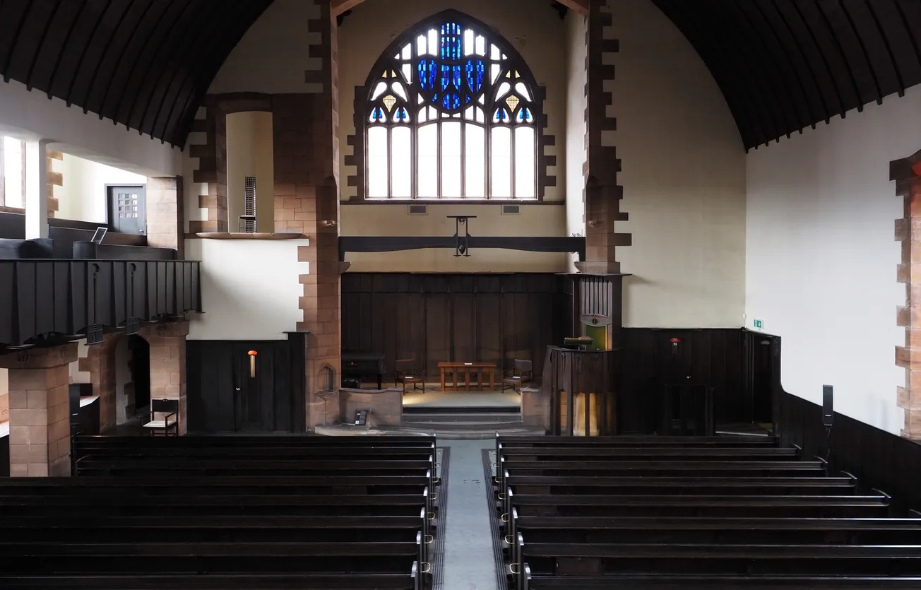 Why is Mackintosh's only church flammable and unprotected?