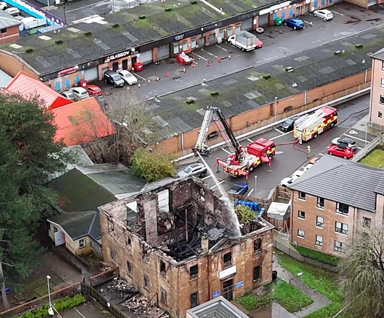 Another mystery fire, and who took down the Palestine flags?